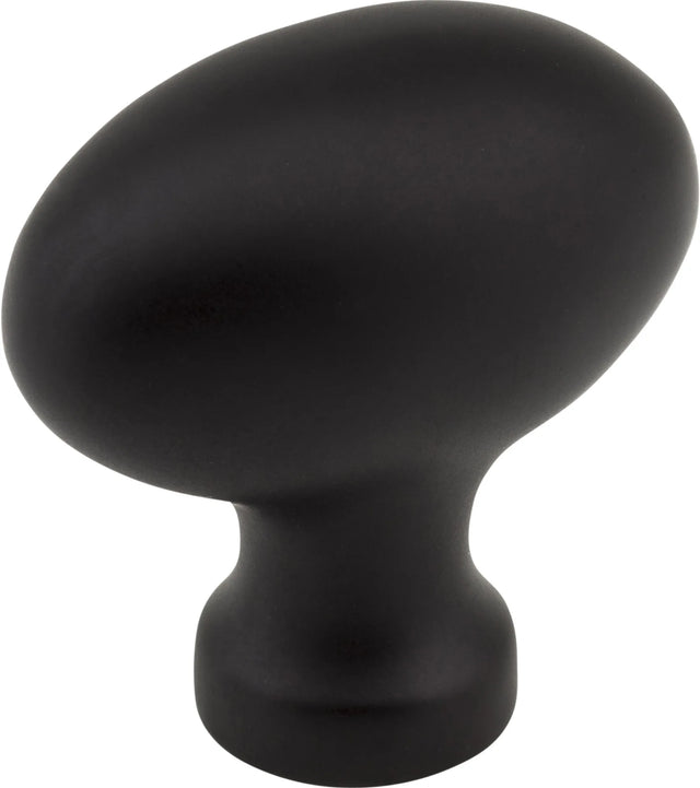 Lyon 1-9/16'' Length Oval Knob 3991BLK