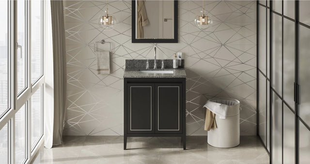 Percival 30'' Vanity, undermount rectangle bowl
