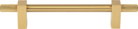Larkin 4 Larkin Knurled Ends 128 mm cc Bar Pull 698-128BG