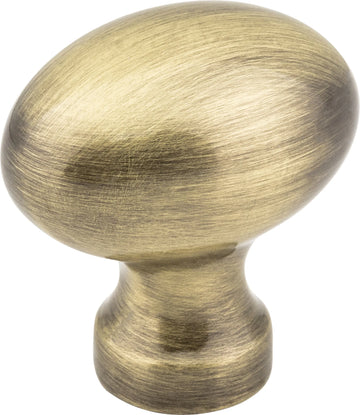 Bordeaux 1-3/16'' Length Oval Knob 3990AB