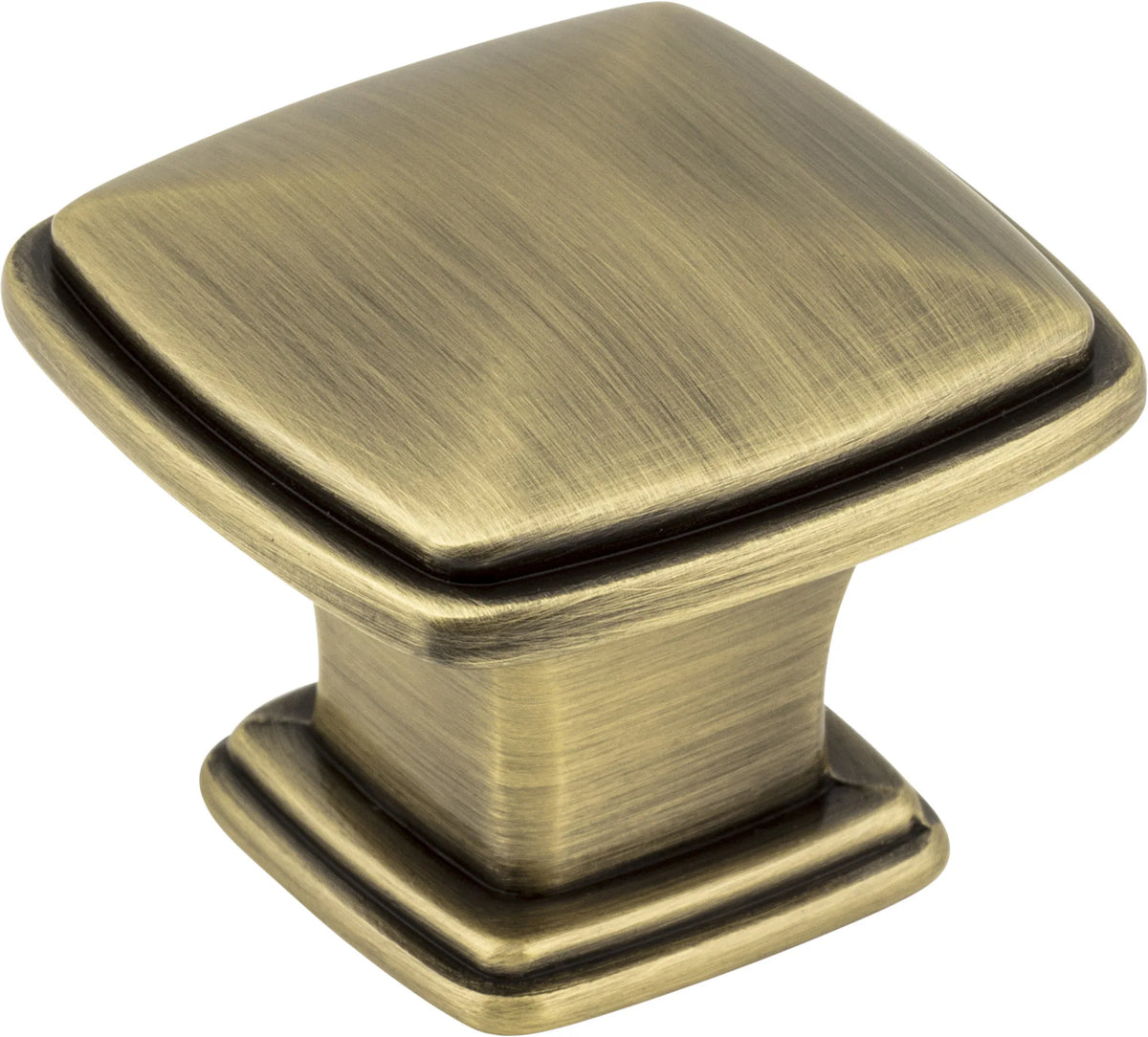 Milan 1-3/16'' Length Square Knob 1091AB