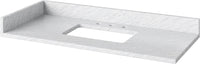 Vanity Top Collection White Carrara Marble Sidesplash SSPLASH21WC