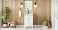 Theodora 24'' White Vanity VN2THE-24-WH-NT