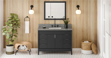 Theodora 48'' Vanity, undermount rectangle bowl