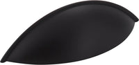 Bordeaux 96 mm cc Cup/Bin Pull 8236BLK