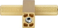 Larkin 3 Larkin Knurled 2-3/8'' Length Bar Knob 498T-BG