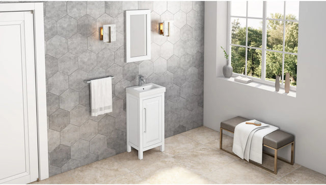 2nd Gen Cade Vanities 16 W x 1'' D x 28'' H Blue Cade mirror MIR2CAD-16-BL
