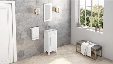 Cade 18'' White Vanity VN2CAD-18-WH-NT
