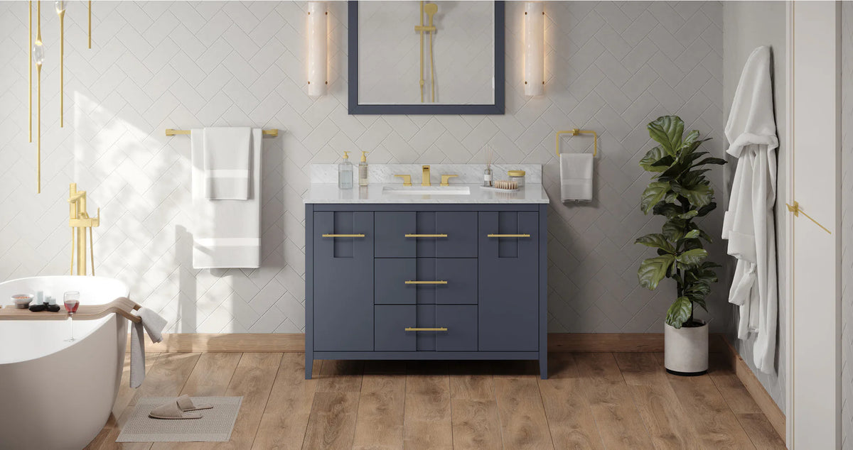 Katara 48'' Blue Steel Vanity VN2KAT-48-BS-NT