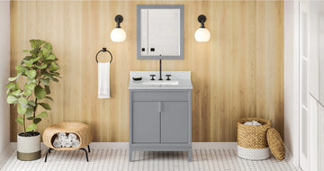 Theodora 30'' Grey Vanity VN2THE-30-GR-NT