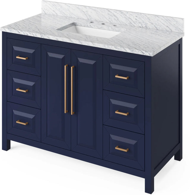 2nd Gen Cade Vanities 33'' W x 1'' D x 28'' H Hale Blue Cade mirror MIR2CAD-33-BL