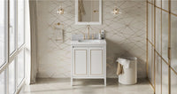 Percival 30'' White Vanity VN2PER-30-WH-NT