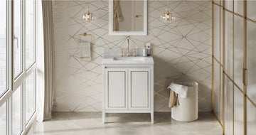 Percival 30'' White Vanity VN2PER-30-WH-NT
