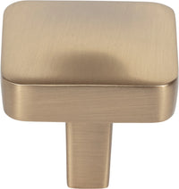 Whitlock 1-1/4'' Diameter Square Knob 905SBZ