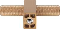 Larkin 3 Larkin Knurled 2-3/8'' Length Bar Knob 498T-SBZ