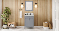 Theodora 24'' Grey Vanity VN2THE-24-GR-NT