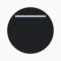 2nd Gen Metal Mirrors 30'' x 1'' Brushed Gold Circular Metal Frame mirror VMIR-METC-30BG