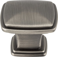 Milan 1 1-3/16'' Length Square Knob 1091BNBDL