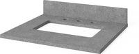Astoria 24'' Grey Vanity, Steel Grey Cultured Marble Vanity Top, undermount rectangle bowl VKITAST24GRSGR