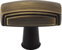 Delgado 1-9/16'' Length Rectangle Knob 519ABSB