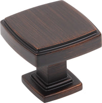 Renzo 1-1/4'' diam Square Knob 141DBAC