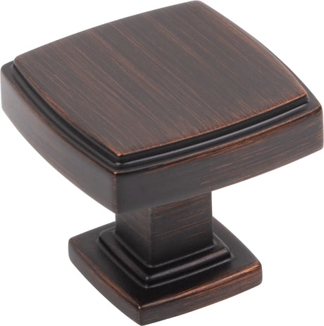 Renzo 1-1/4'' diam Square Knob 141DBAC