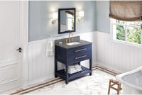 Wavecrest 36'' Vanity, undermount rectangle bowl