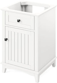 Savino 24'' White Vanity, Boulder Cultured Marble Vanity Top, undermount rectangle bowl VKITSAV24WHBOR