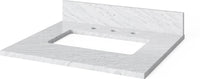 Astoria 24'' Grey Vanity, White Carrara Marble Vanity Top, undermount rectangle bowl VKITAST24GRWCR