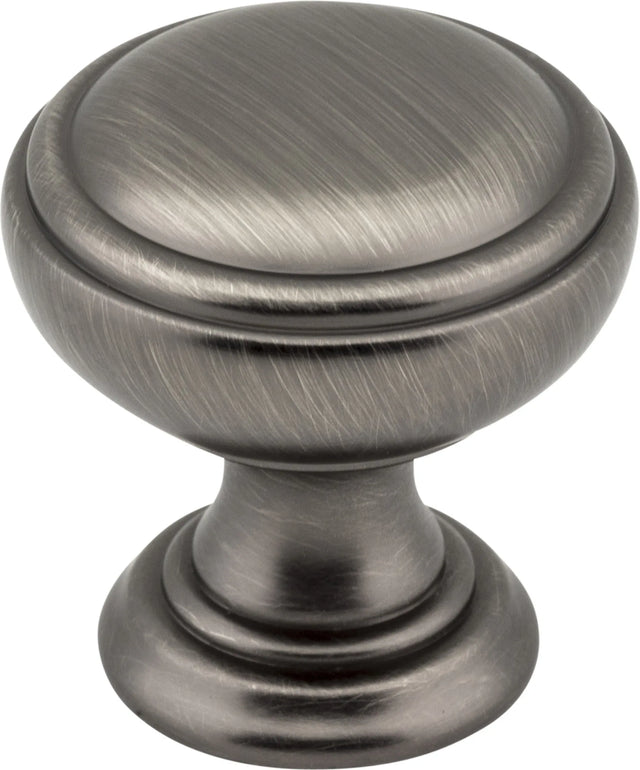 Tiffany 1-1/4'' diam Mushroom Knob 658BNBDL