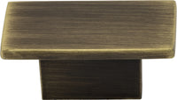 Mirada 16 mm Center to Center Rectangle Knob 81021ABSB