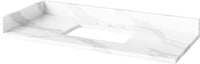 Vanity Top Collection Calacatta Vienna Quartz Sidesplash SSPLASH21CQ