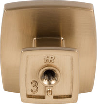Renzo 1-1/4'' Diameter Square Knob 141SBZ