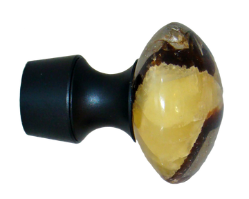 Myterra Gemstone Mineral Stone Septarian Disk Bolt Hook
