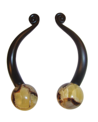 Myterra Gemstone Septarian 4" Cabinet Pull