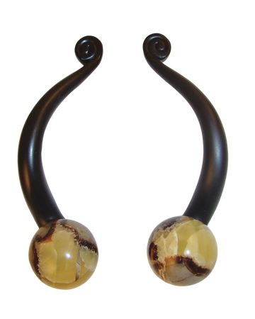 Myterra Gemstone Septarian 4" Cabinet Pull
