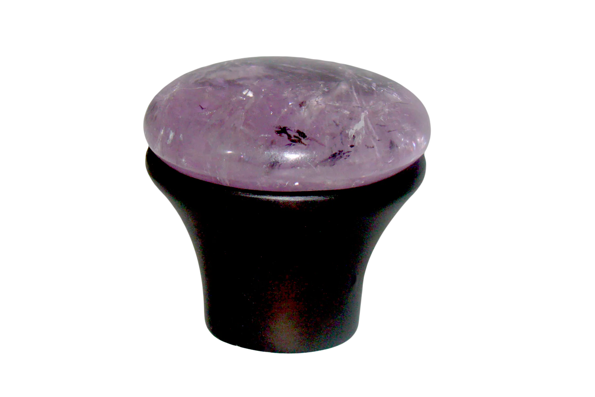 Myterra Gemstone Amethyst Cabinet Base Knob