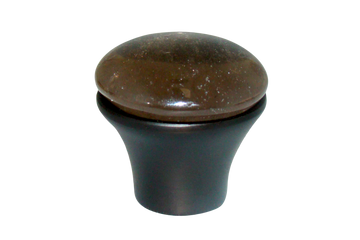 Myterra Gemstone Smokey Quartz Cabinet Base Knob