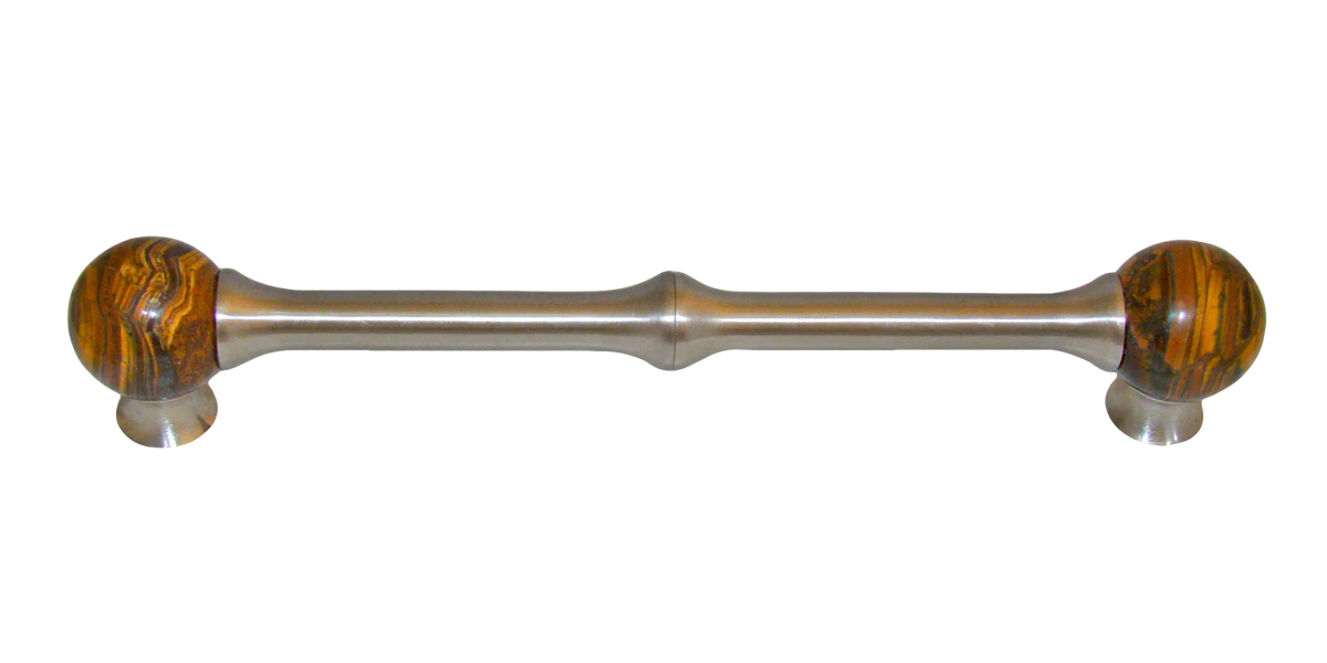 Myterra Gemstone Banded Tiger Eye Cabinet Pull