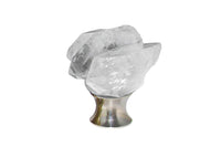 Gemstone Hardware Cabinet Knob with Double Crystal Quartz Points DCQP