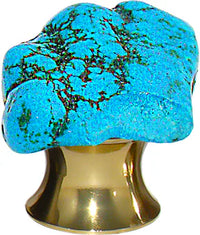 Gemstone Hardware Cabinet Knob with Amethyst Tumbled Stone TUM