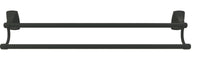 Clarendon 24'' Double Towel Bar in Matte Black