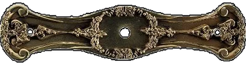Fruit of the Vine Backplate - Bright Nickel Finish