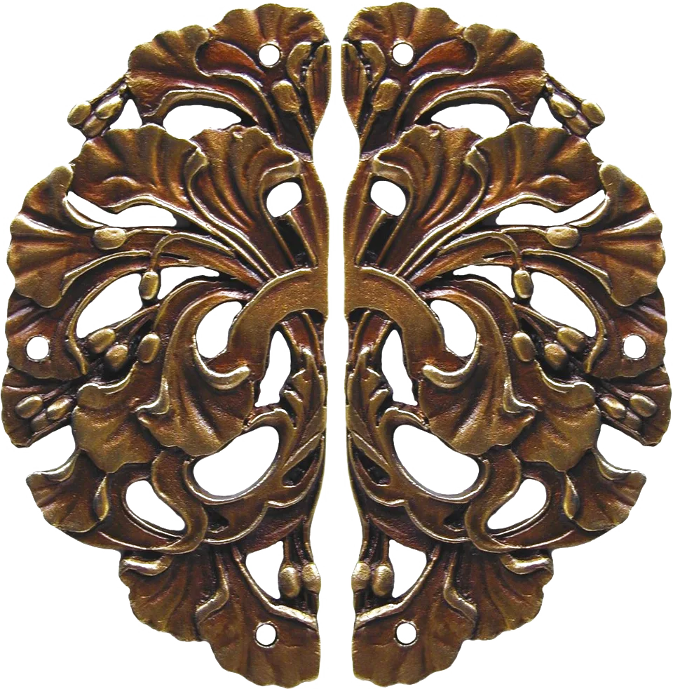 Florid Leaves Hinge Plate NHH-902