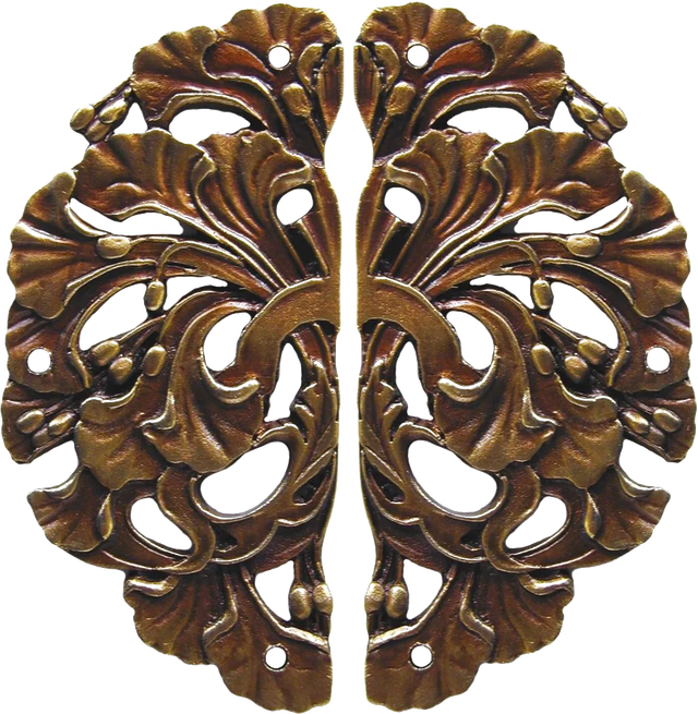 Florid Leaves Hinge Plate NHH-902