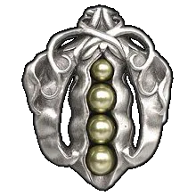 Pearly Peapod Knob