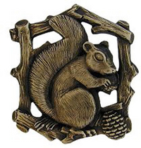 Grey Squirrel Knob NOH-NHK-177-AB-L