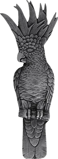Vertical Cockatoo Pull/Handle NOH-NHP-325-BP-R