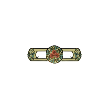 Delaney's Rose Pull Dark Brass/yellow NHP-671-DB-A