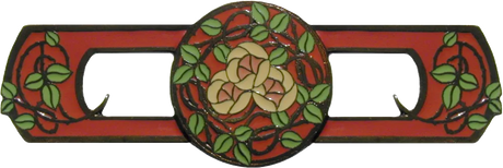 Delaney's Rose Pull Dark Brass/rose NHP-671-DB-C